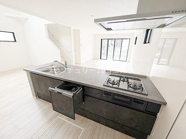 対面キッチン、食洗機付