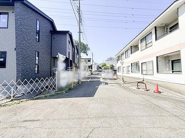 前面道路を含む現地写真