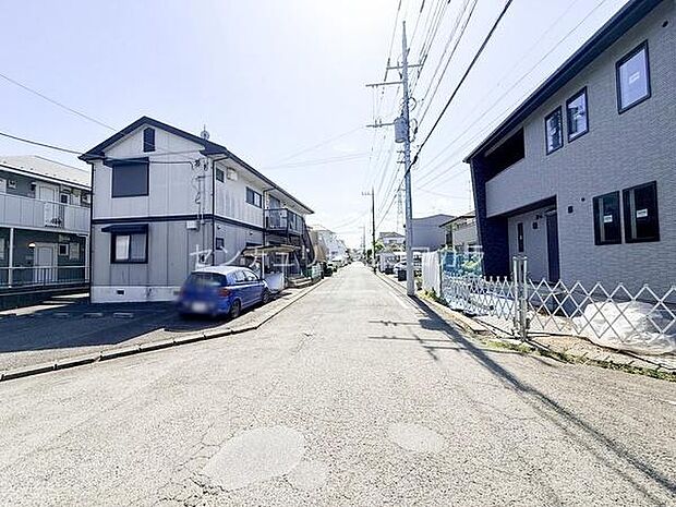 前面道路を含む現地写真