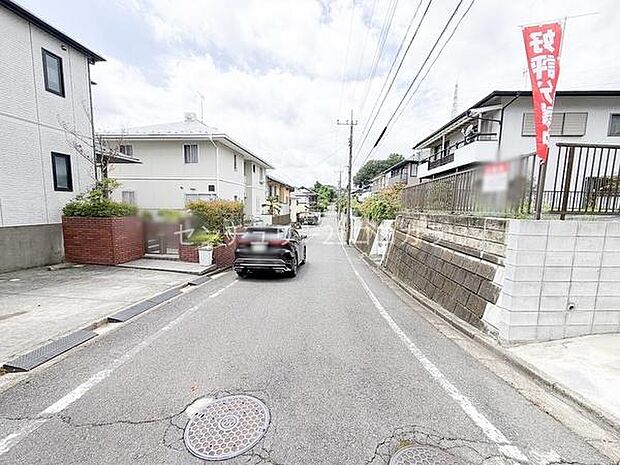 前面道路を含む現地写真