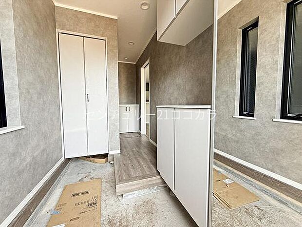 玄関ホール、シューズクローゼット