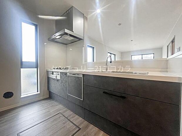 対面キッチン、食洗機付