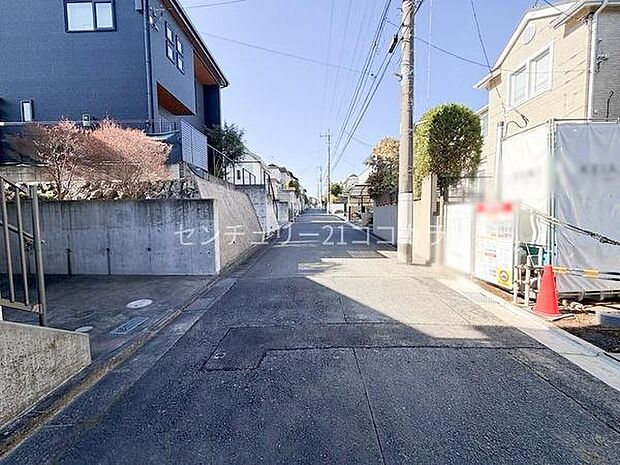前面道路を含む現地写真