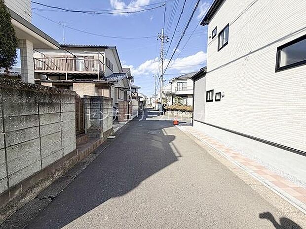 前面道路を含む現地写真