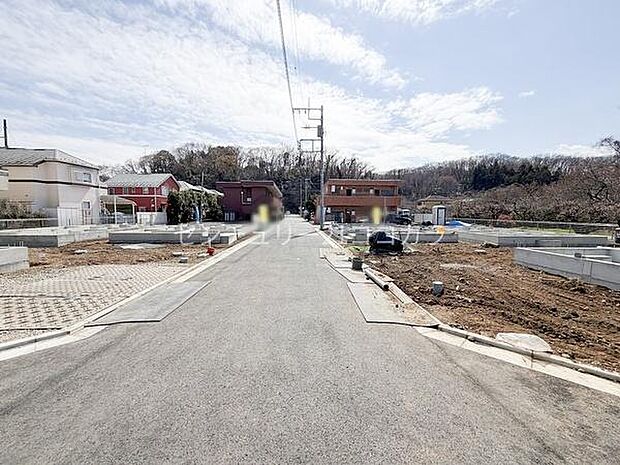 前面道路を含む現地写真