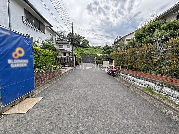 前面道路を含む現地写真