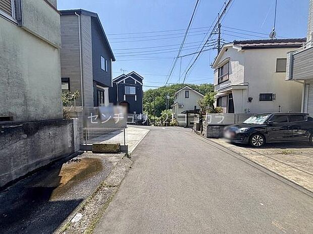 前面道路を含む現地写真