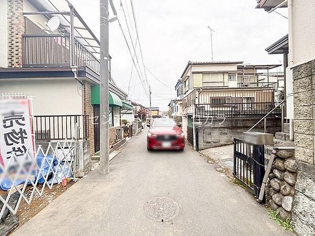 前面道路を含む現地写真