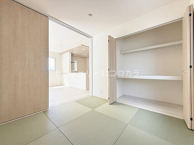 リビングとなりの和室4.5帖