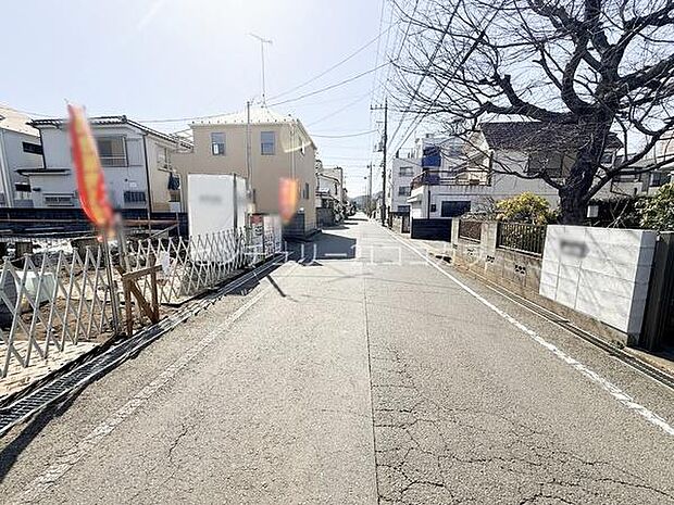 前面道路を含む現地写真