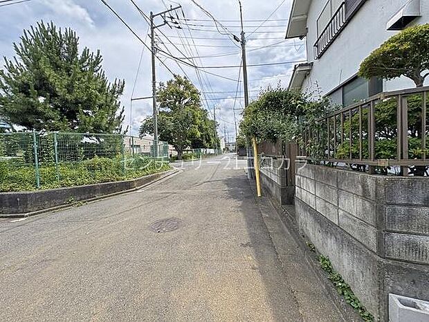 前面道路を含む現地写真