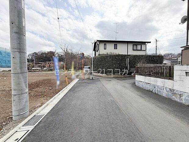 前面道路を含む現地写真 2026年3月16日撮影