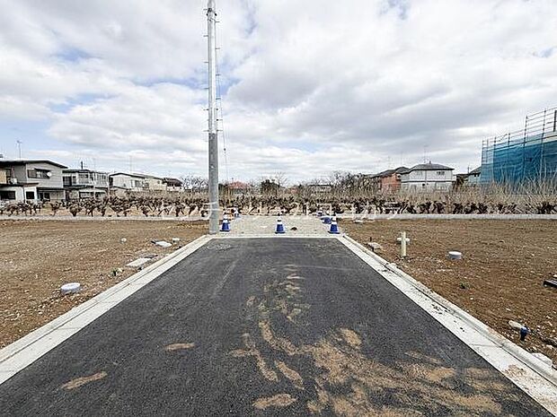 前面道路を含む現地写真 2026年3月16日撮影