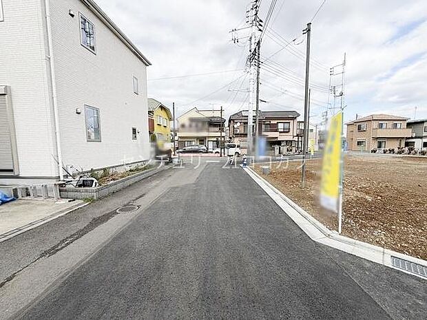 前面道路を含む現地写真 2026年3月16日撮影