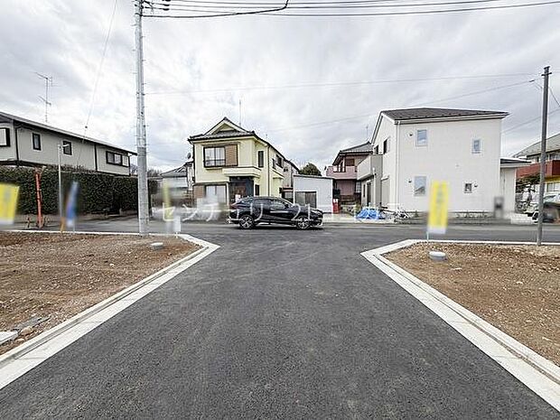 前面道路を含む現地写真 2026年3月16日撮影