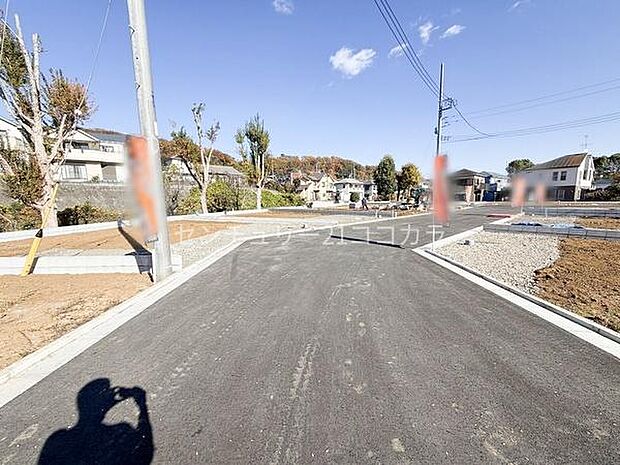 前面道路を含む現地写真 2025年12月22日撮影