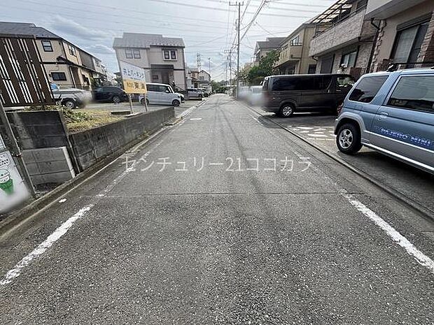 前面道路を含む現地写真