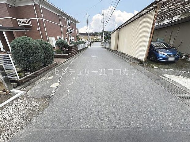 前面道路を含む現地写真