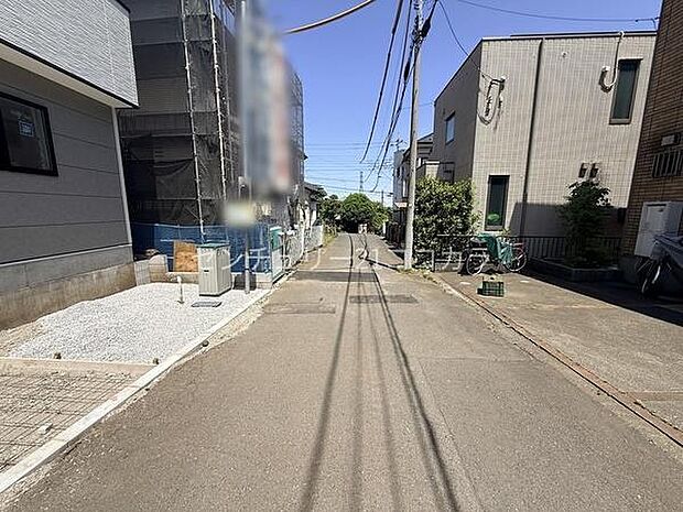 前面道路を含む現地写真