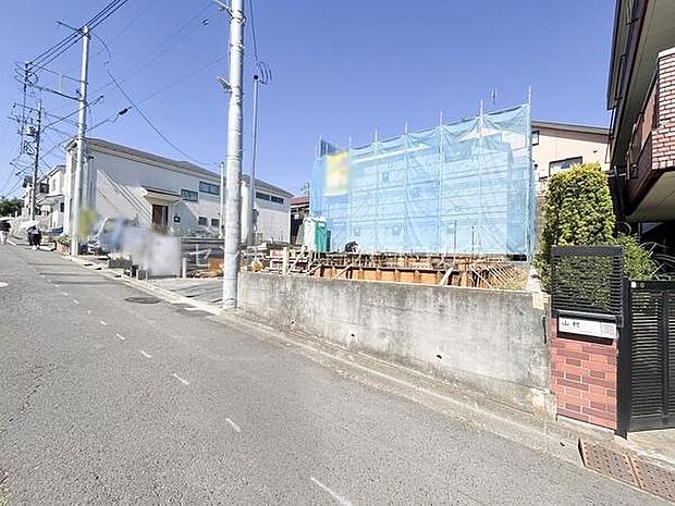 日野市大阪上の新築一戸建て・全3棟　外観