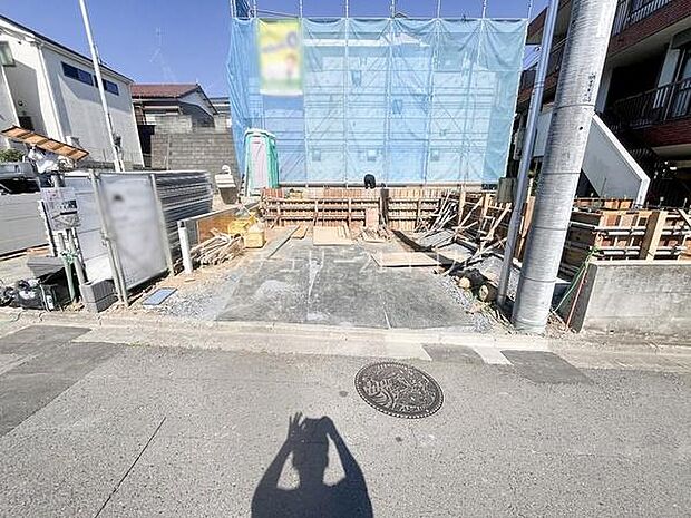 日野市大阪上の新築一戸建て・全3棟　外観