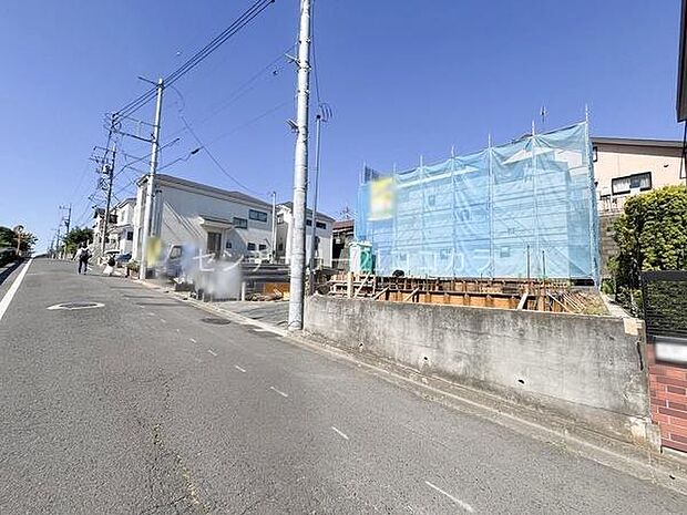 日野市大阪上の新築一戸建て・全3棟　外観