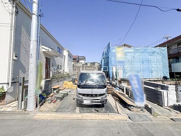 日野市大阪上の新築一戸建て・全3棟　外観