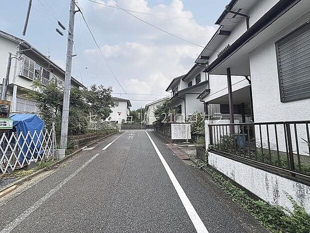 前面道路を含む現地写真