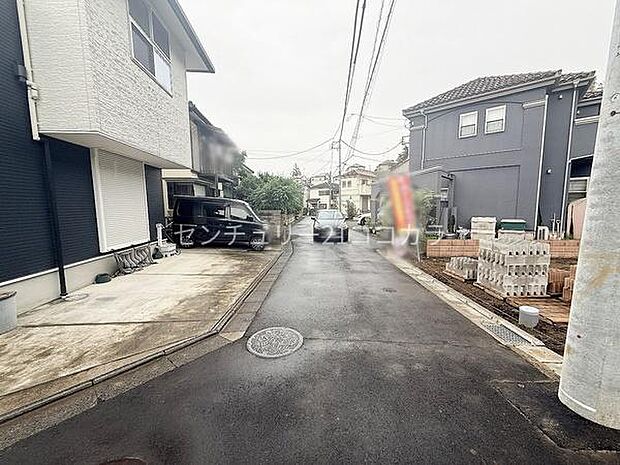前面道路を含む現地写真