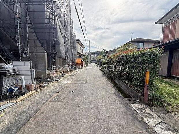 前面道路を含む現地写真