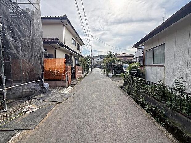 前面道路を含む現地写真