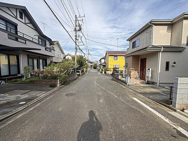前面道路を含む現地写真
