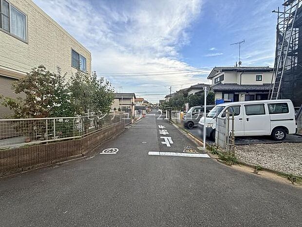 前面道路を含む現地写真