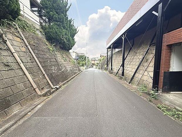 前面道路を含む現地写真