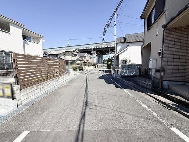 前面道路を含む現地写真