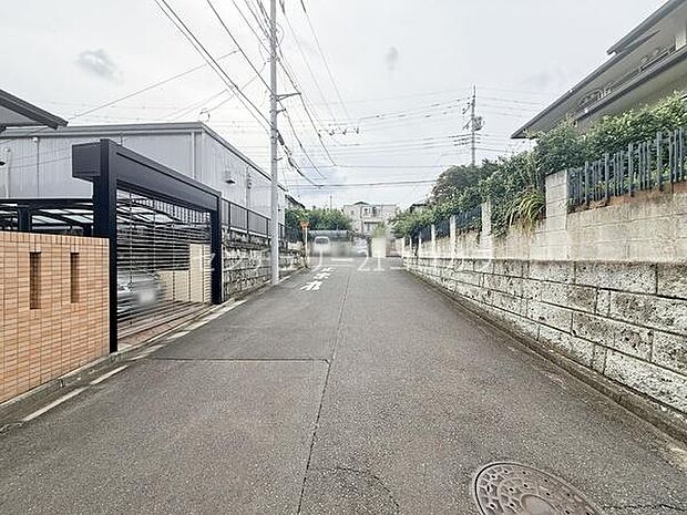 前面道路を含む現地写真