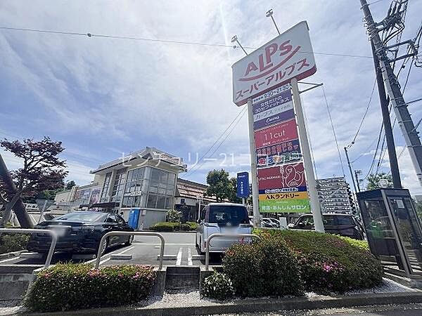 スーパーアルプスはざま店まで800m