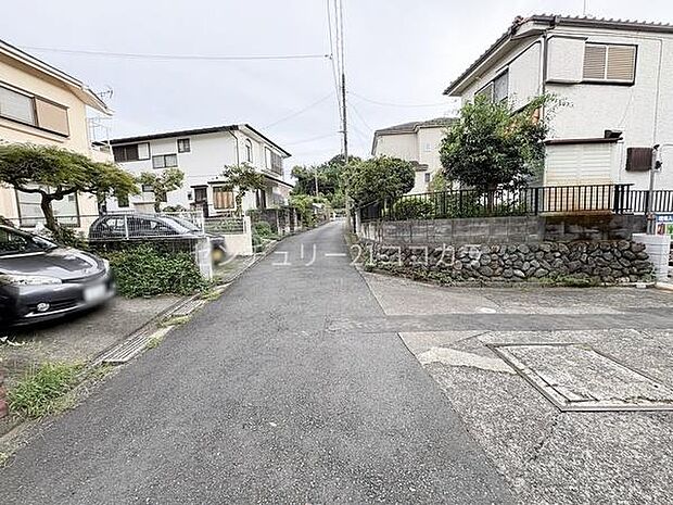 前面道路を含む現地写真