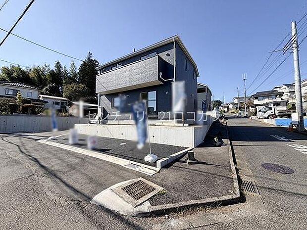 八王子市長房町の新築一戸建て　外観2026年10月8日撮影