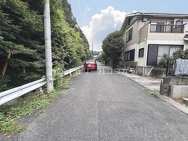 前面道路を含む現地写真