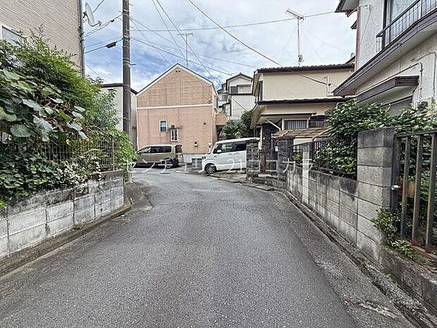 前面道路を含む現地写真