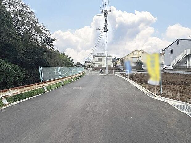 前面道路を含む現地写真