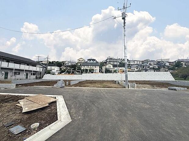 前面道路を含む現地写真