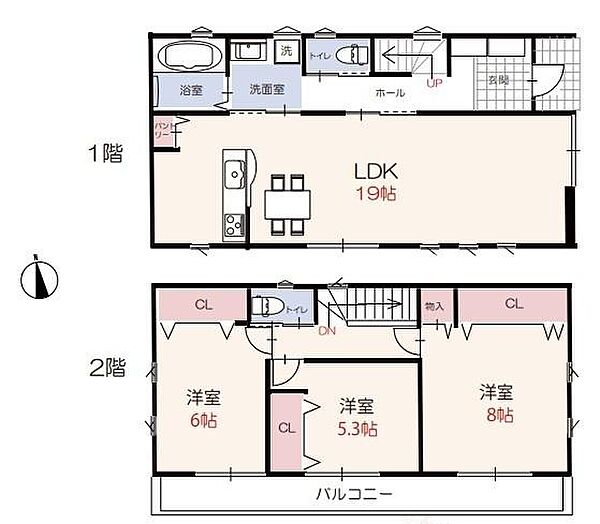 間取りを拡大表示