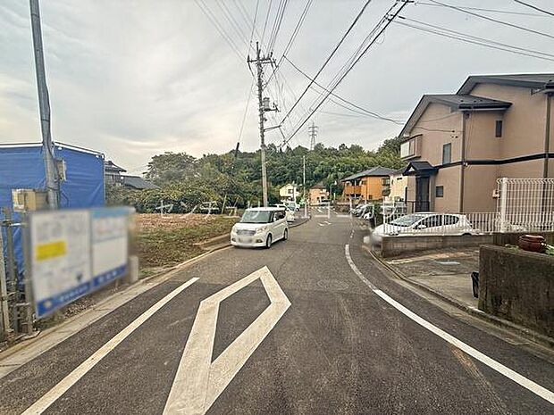 前面道路を含む現地写真