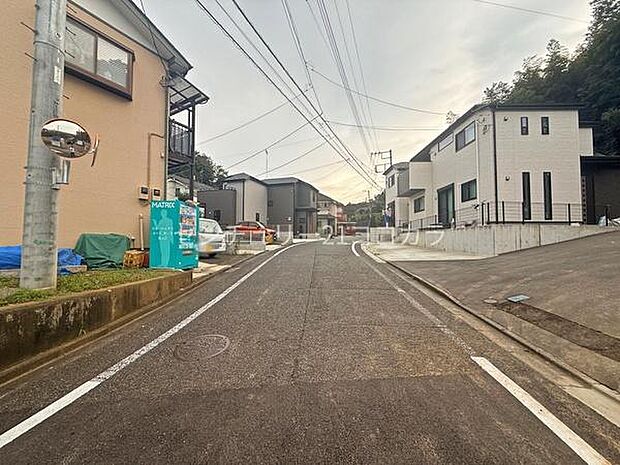 前面道路を含む現地写真