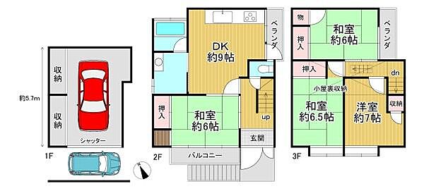 間取り：326000226467