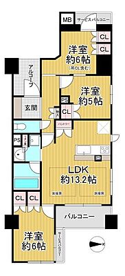 間取り イーグルコート山科椥辻ステーションフロント 9階/-