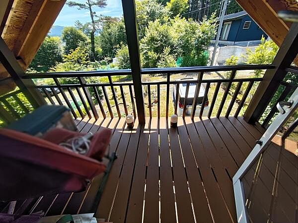 バルコニーです！