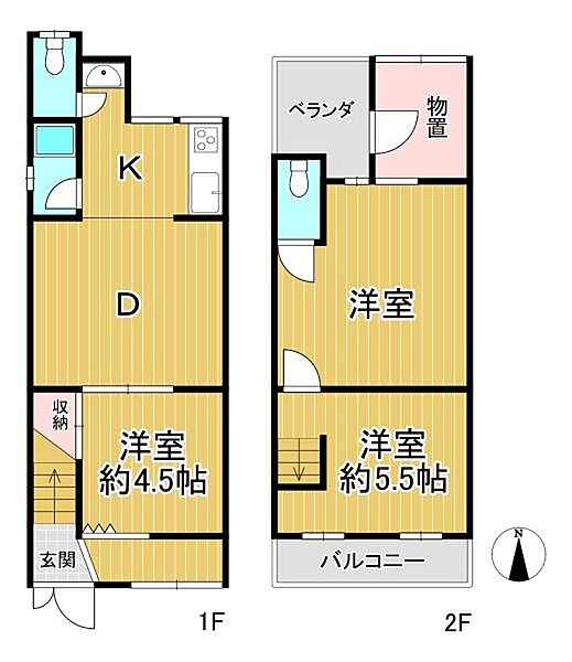 間取り：3DK